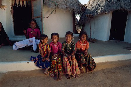 État des populations tribales, le District de Kutch, Gujarat, Inde, Asie Photographie de stock - Rights-Managed, Code: 841-02900423