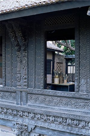 simsearch:841-02900615,k - La façade en bois vieux de 300 an finement sculpté d'une Pol house, Ahmedabad, Gujarat État, Inde, Asie Photographie de stock - Rights-Managed, Code: 841-02900590