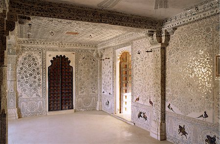 simsearch:841-02900540,k - Juna Mahal (ancien palais), Dungarpur, un des plus beaux exemples d'un palais peint, Rajasthan État, Inde, Asie Photographie de stock - Rights-Managed, Code: 841-02900752