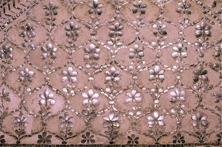 Mirrored glass inlay, Deo Garh Palace Hotel, Deo Garh (Deogarh), Rajasthan, India, Asia Foto de stock - Con derechos protegidos, Código: 841-02900791