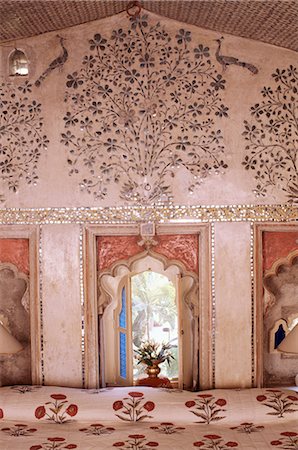 palace room - Bedroom suite, Deo Garh Palace Hotel, Deo Garh (Deogarh), Rajasthan state, India, Asia Stock Photo - Rights-Managed, Code: 841-02900802