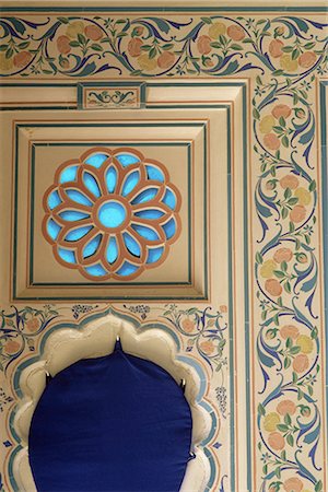 Detail, the Shiv Niwas Palace Hotel, Udaipur, Rajasthan state, India, Asia Stock Photo - Rights-Managed, Code: 841-02900834