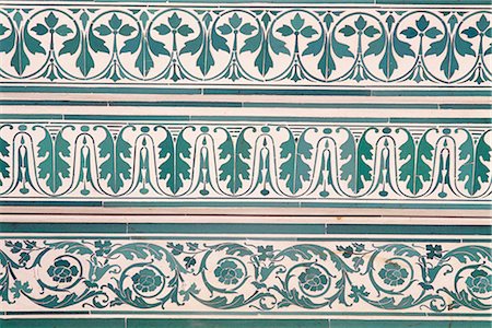 simsearch:841-02921059,k - Detail of painted decoration, the Shiv Niwas Palace Hotel, Udaipur, Rajasthan state, India, Asia Fotografie stock - Rights-Managed, Codice: 841-02900836