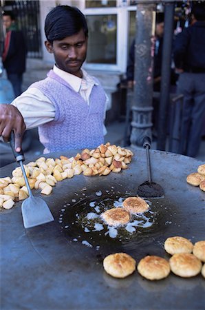 Street food, Delhi, India, Asia Stock Photo - Rights-Managed, Code: 841-02900938