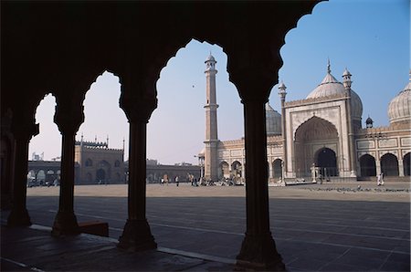 simsearch:841-02992259,k - Die Jama Masjid (Freitagsmoschee), Alt-Delhi, Delhi, Indien, Asien Stockbilder - Lizenzpflichtiges, Bildnummer: 841-02900967