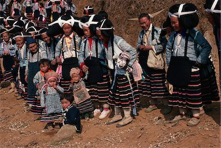 Long Horned Miao at Lusheng Festeival, eastern Guizhou, Guizhou, China, Asia Stock Photo - Rights-Managed, Code: 841-02901206