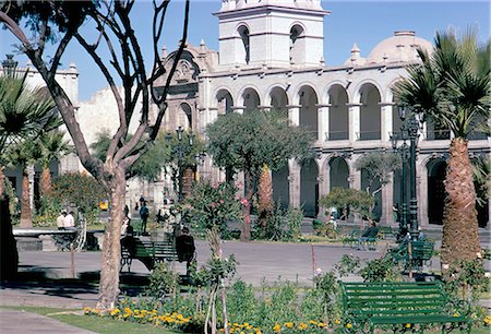 simsearch:841-02919681,k - Plaza de Armas, la place principale, Arequipa, patrimoine mondial de l'UNESCO, au Pérou, Amérique du Sud Photographie de stock - Rights-Managed, Code: 841-02901447