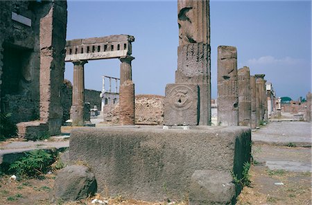 pompeii - Forum, Pompeii, Campania, Italy, Europe Stock Photo - Rights-Managed, Code: 841-02901482
