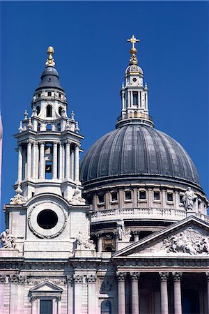 simsearch:841-02902671,k - Détail de St. Paul cathédrale, Londres, Royaume-Uni, Europe Photographie de stock - Rights-Managed, Code: 841-02901492