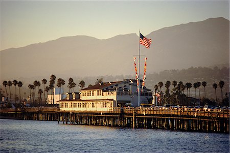 santa barbara usa - The Pier, Santa Barbara, California. USA Stock Photo - Rights-Managed, Code: 841-02901531