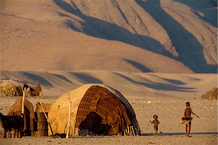 Himba village, Purros, Namibia, Africa Foto de stock - Con derechos protegidos, Código: 841-02901578