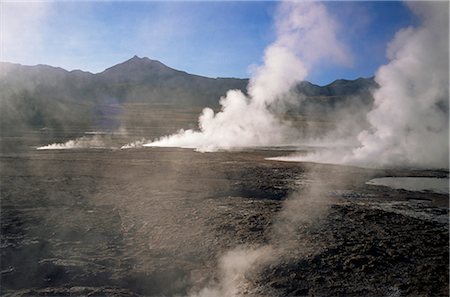 el tatio - El Tatio Geysers and fumaroles, Andes at 4300m, northern area, Chile, South America Stock Photo - Rights-Managed, Code: 841-02901717