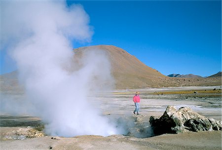el tatio - El Tatio geysers and fumaroles in the Andes at 4,300m, northern part of Chile, Chile, South America Stock Photo - Rights-Managed, Code: 841-02901718