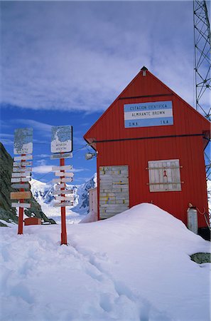 simsearch:841-02902007,k - Almirante Brown station, Argentinian summer base only, Antarctic Peninsula, Antarctica, Polar Regions Fotografie stock - Rights-Managed, Codice: 841-02901737