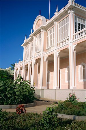 Palacio de Poua, a palace in Mindelo, on Sao Vicente Island, Cape Verde Islands, Atlantic, Africa Stock Photo - Rights-Managed, Code: 841-02901766