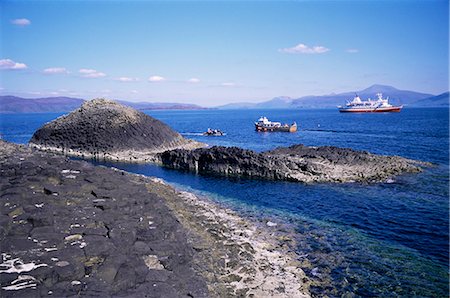 strathclyde - Staffa, island of basalt columns, Strathclyde, Scotland, United Kingdom, Europe Foto de stock - Con derechos protegidos, Código: 841-02901817