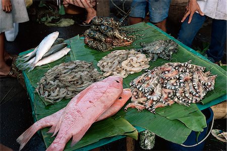 Fish market, Jakarta, Java, Indonesia, Southeast Asia, Asia Stock Photo - Rights-Managed, Code: 841-02901896