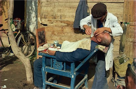 Barber, Kashgar, Sinjiang province, China, Asia Stock Photo - Rights-Managed, Code: 841-02901998