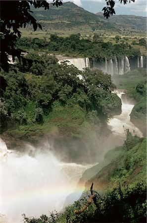 simsearch:841-02946127,k - Tis Isat Falls on the Blue Nile, Ethiopia, Africa Fotografie stock - Rights-Managed, Codice: 841-02902049