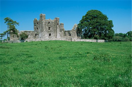 Bective Abbey, Cistercian, dating from the 12th century, Trim, County Meath, Leinster, Republic of Ireland (Eire), Europe Stock Photo - Rights-Managed, Code: 841-02902182