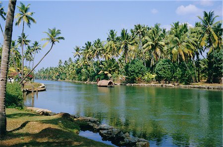 The backwaters at Chavara, Kerala State, India, Asia Stock Photo - Rights-Managed, Code: 841-02902211