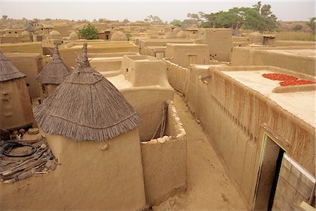 dogon - Village juste en dehors de la Sangha, Dogon zone, Mali, Afrique Photographie de stock - Rights-Managed, Code: 841-02902249