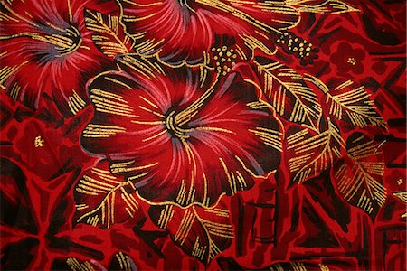 Printed cotton fabric on sale to tourists, Fiji, Pacific Islands, Pacific Stock Photo - Rights-Managed, Code: 841-02902260