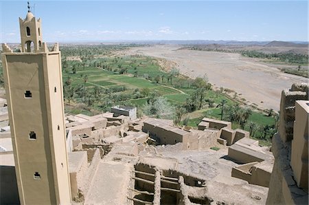 View from roof of Kasbah at Tifiltoute near Ouarzazate, Draa Valley, Morocco, North Africa, Africa Stock Photo - Rights-Managed, Code: 841-02902308