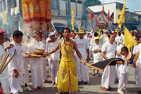 phuket - Procession of the Vegetarian Festival, Phuket, Thailand, Southeast Asia, Aisa Foto de stock - Con derechos protegidos, Código: 841-02902528