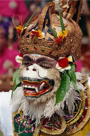 Ramayana dancer, Ubud, Bali, Indonesia, Southeast Asia, Asia Fotografie stock - Rights-Managed, Codice: 841-02902560