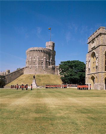 Upper Quadrangle, Windsor Castle, Berkshire, England, United Kingdom, Europe Stock Photo - Rights-Managed, Code: 841-02902661