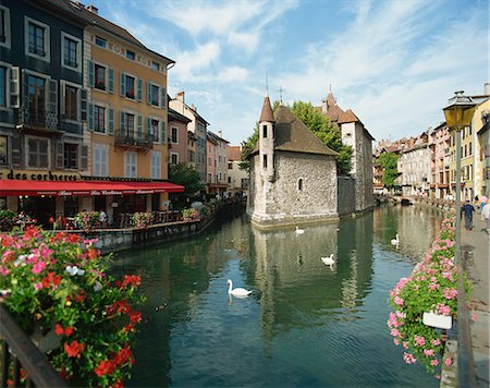 flower box - Annecy, Rhone Alpes, France, Europe Stock Photo - Rights-Managed, Code: 841-02902789