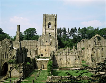 simsearch:841-02714858,k - Fountains Abbey, UNESCO World Heritage Site, Yorkshire, England, United Kingdom, Europe Stock Photo - Rights-Managed, Code: 841-02902780