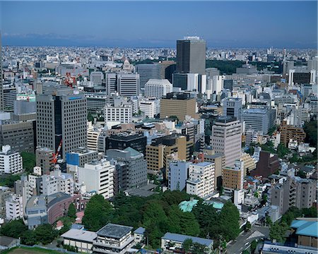 simsearch:841-02903180,k - La ligne d'horizon de Tokyo, Japon, Asie Photographie de stock - Rights-Managed, Code: 841-02903231