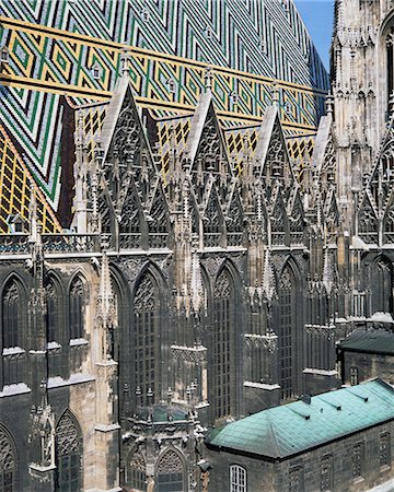 stephansdom cathedral - Stephansdom (Cathedral of St. Stephen), Vienna, Austria, Europe Foto de stock - Con derechos protegidos, Código: 841-02903264