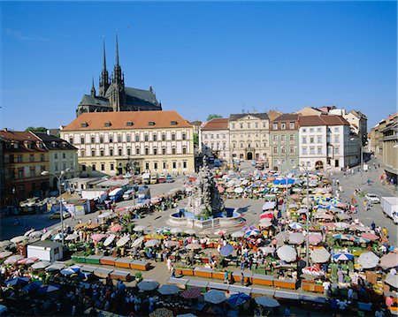 Morning Market, Brno, Czech Republic, Europe Stock Photo - Rights-Managed, Code: 841-02903263