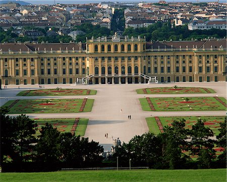 Palace and gardens of Schonbrunn, UNESCO World Heritage Site, Vienna, Austria, Europe Stock Photo - Rights-Managed, Code: 841-02903405