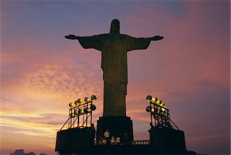 simsearch:6102-08994822,k - Cristo Redentor (Christ the Redeemer) on Mt. Corcovado above Rio de Janeiro, Brazil, South America Stock Photo - Rights-Managed, Code: 841-02903516