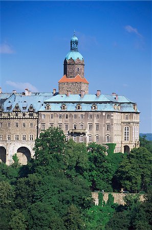 Ksiaz Castle, Sudeten Mountains, Silesia, Poland, Europe Stock Photo - Rights-Managed, Code: 841-02903543
