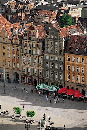 simsearch:841-02706289,k - Place de la ville (Rynek), Wroclaw, Silésie, Pologne, Europe Photographie de stock - Rights-Managed, Code: 841-02903552