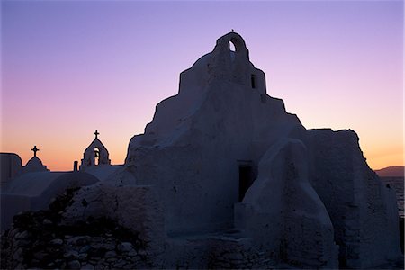 simsearch:841-02903570,k - Église de la Panagia Paraportiani, île de Mykonos, Chora, Cyclades, Grèce, Europe Photographie de stock - Rights-Managed, Code: 841-02903562