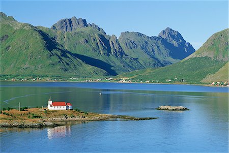 simsearch:841-02708687,k - Austnesfjorden and Trolltinden mountain range, Lofoten Islands, Nordland, Norway, Scandinavia, Europe Foto de stock - Con derechos protegidos, Código: 841-02903609