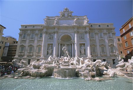 simsearch:841-07201822,k - The Baroque style Trevi Fountain, Rome, Lazio, Italy, Europe Stock Photo - Rights-Managed, Code: 841-02914799