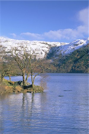 strathclyde - Loch Lomond in winter, Argyll and Bute, Strathclyde, Scotland, United Kingdom, Europe Foto de stock - Con derechos protegidos, Código: 841-02914806