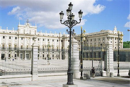 palacio real - Palacio Real, Madrid, Spain, Europe Foto de stock - Con derechos protegidos, Código: 841-02914848