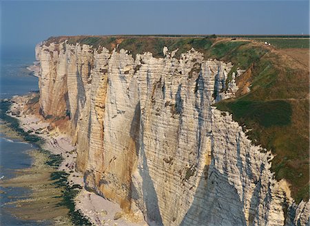 Cliffs of the Alabaster Coast near Etretat in Seine Maritime, Haute Normandie, France, Europe Stock Photo - Rights-Managed, Code: 841-02915063