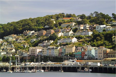 dartmouth - River Dart estuaire, Dartmouth, South Hams, Devon, Angleterre, Royaume-Uni, Europe Photographie de stock - Rights-Managed, Code: 841-02915257