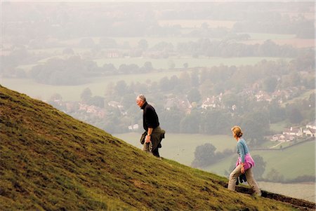 simsearch:841-03029670,k - Couple walking, British Camp, Hereford Beacon, Malvern Hills, Herefordshire, Midlands, England, United Kingdom, Europe Stock Photo - Rights-Managed, Code: 841-02915318