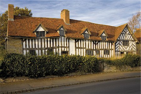 Mary Ardens house, home of Shakespeare's mother, Wilmcote, Stratford upon Avon, Warwickshire, Midlands, England, United Kingdom, Europe Stock Photo - Rights-Managed, Code: 841-02915353
