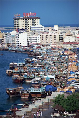 dhow - The Dhow Wharf, Dubai, United Arab Emirates, Middle East Stock Photo - Rights-Managed, Code: 841-02915523